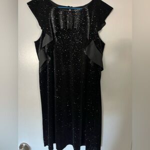 Cat & Jack Glittery Black Dress